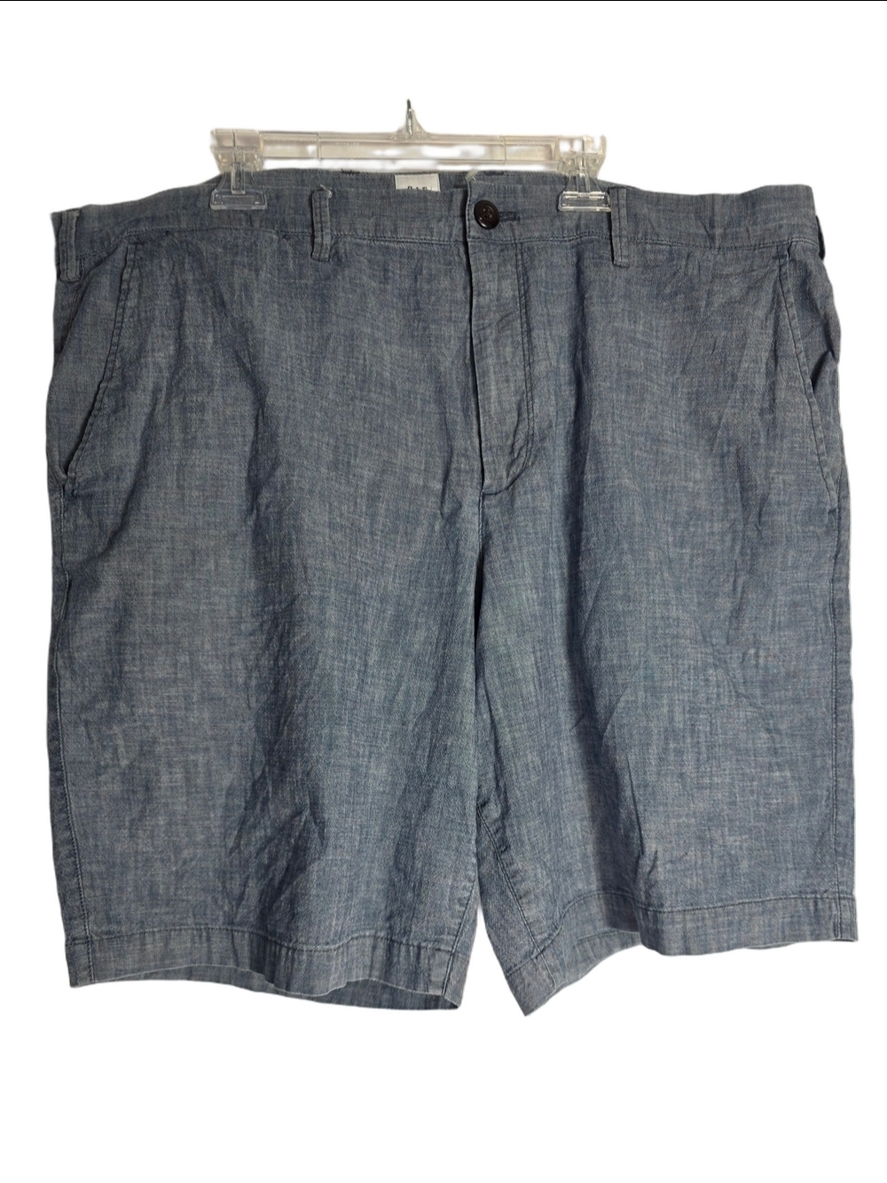 GAP Men's Chambray Flat Front Shorts - Light Blue 38